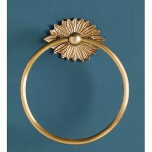 Anthropologie BrassTowel Ring